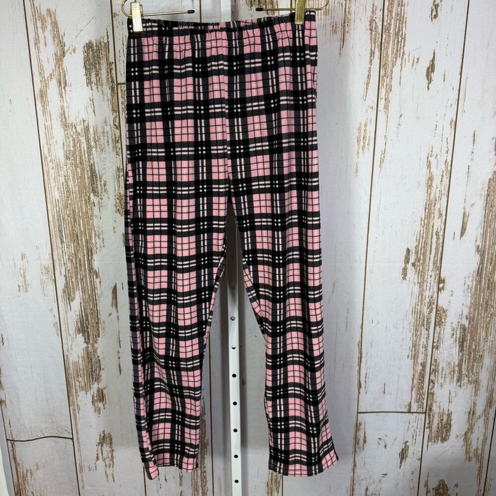 North 15, Cozy Pink and Black Plaid Pajama Pants. Size Medium. Good used cond!